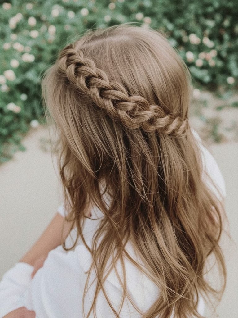 Hair Styles Kids: Headband Braid