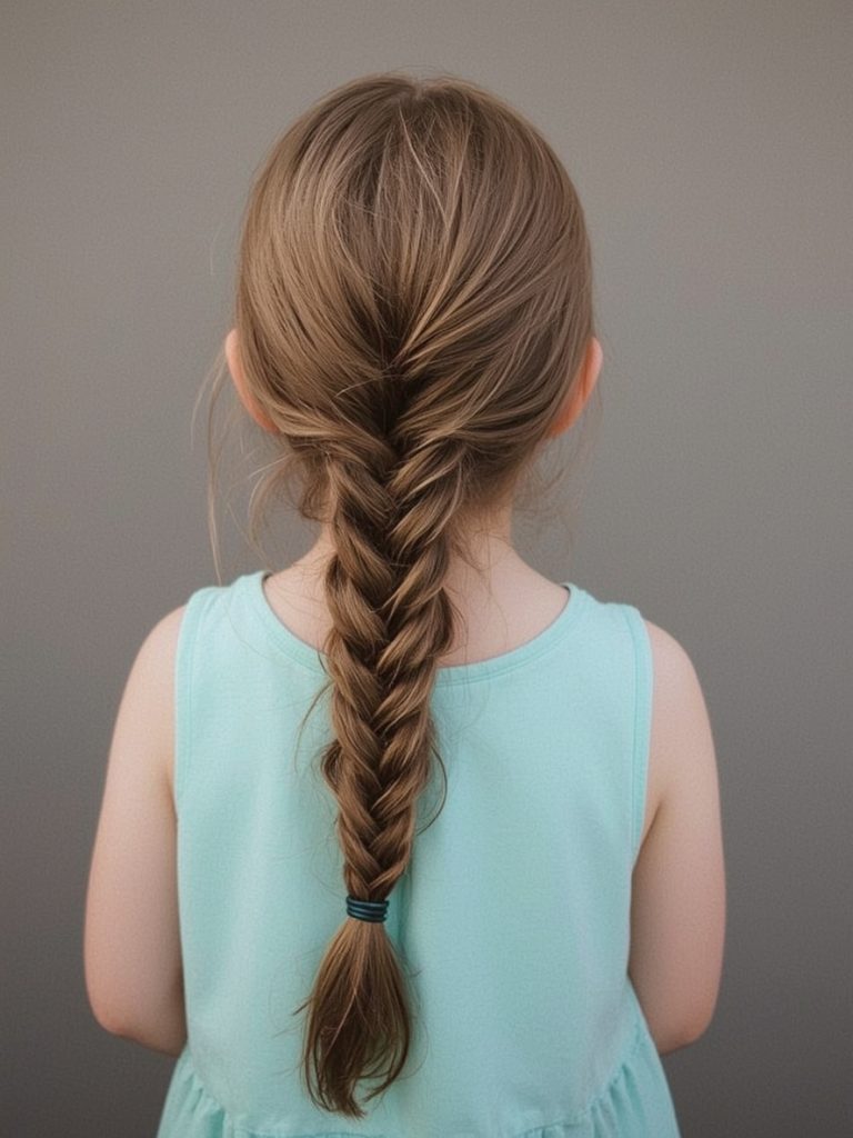 Hair Styles Kids: Fishtail Braid