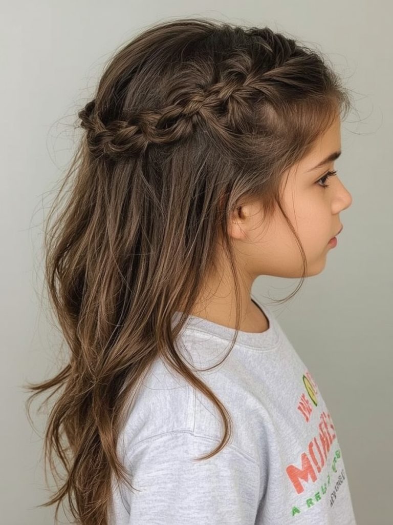 Hair Styles Kids: Dutch Braids