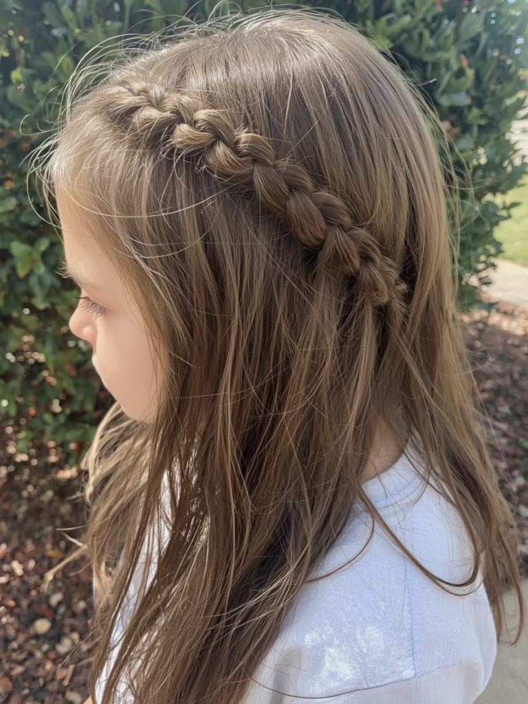 Hair Styles Kids: French Braid