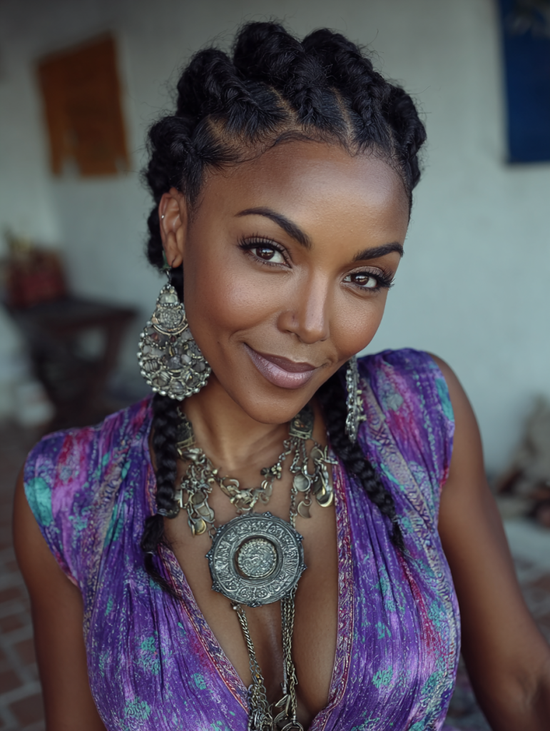 Hair Styles Natural: Fulani Braids