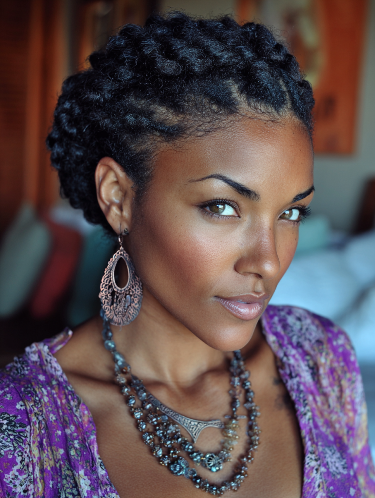 Hair Styles Natural: Flat Twists