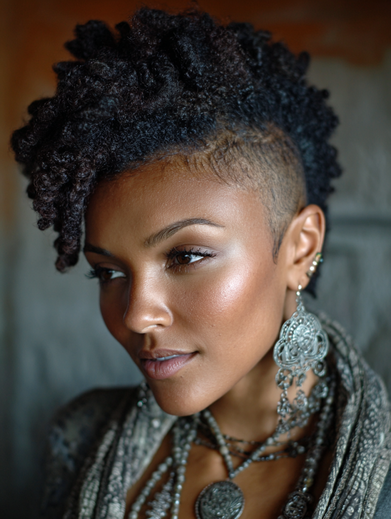 Hair Styles Natural: Faux Hawk