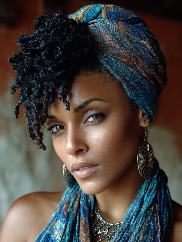 Hair Styles Natural: Headwrap Styles