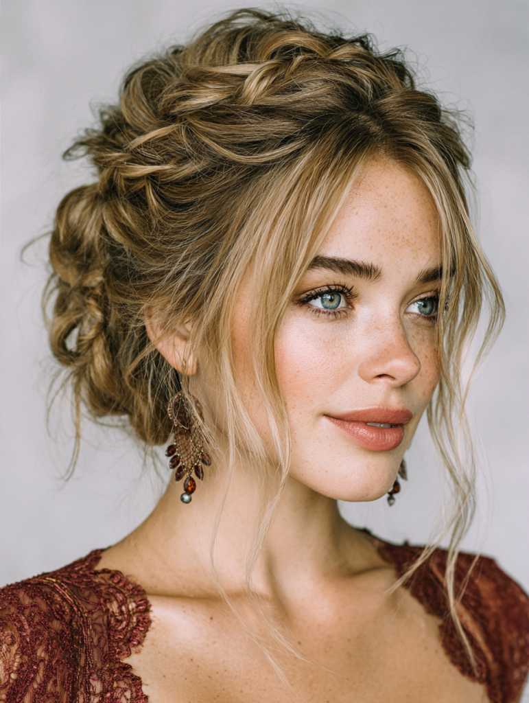 Hair Styles Updos: The Boho Low Updo