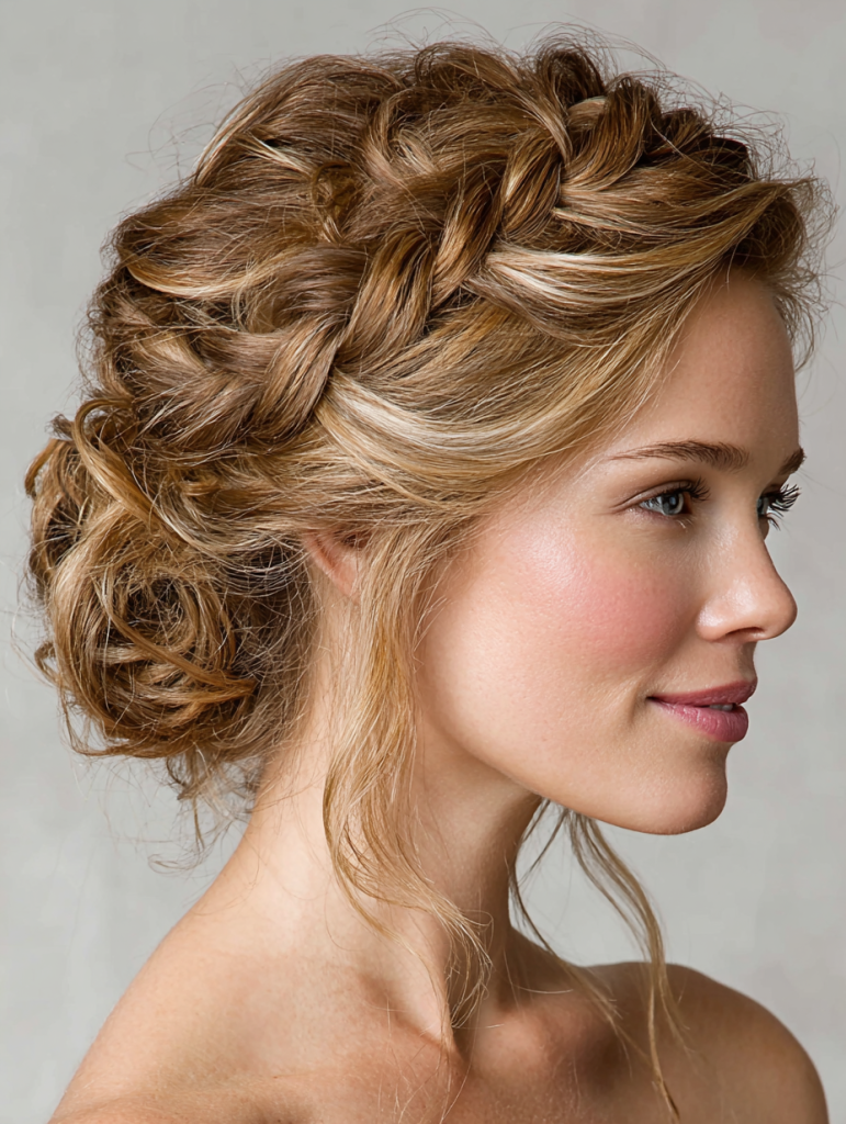 Hair Styles Updos: The Braided Low Updo