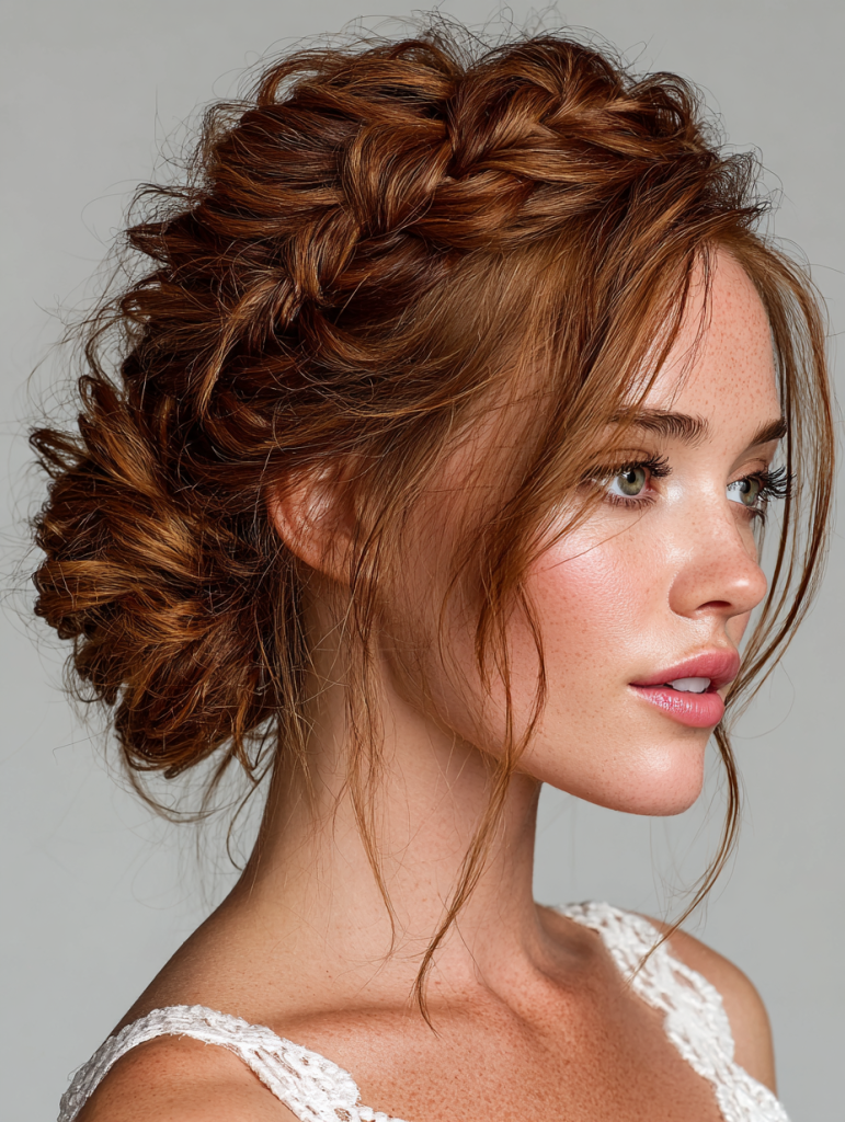 Hair Styles Updos: Braided Bun