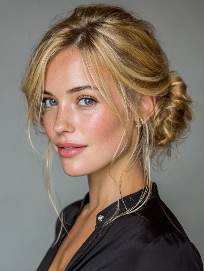 Hair Styles Updos: The Simple Low Bun