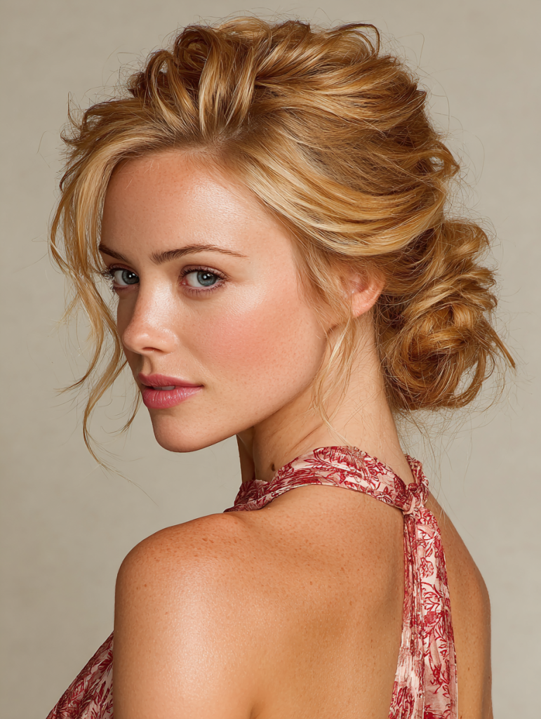 Hair Styles Updos: The Twisted Half-Updo
