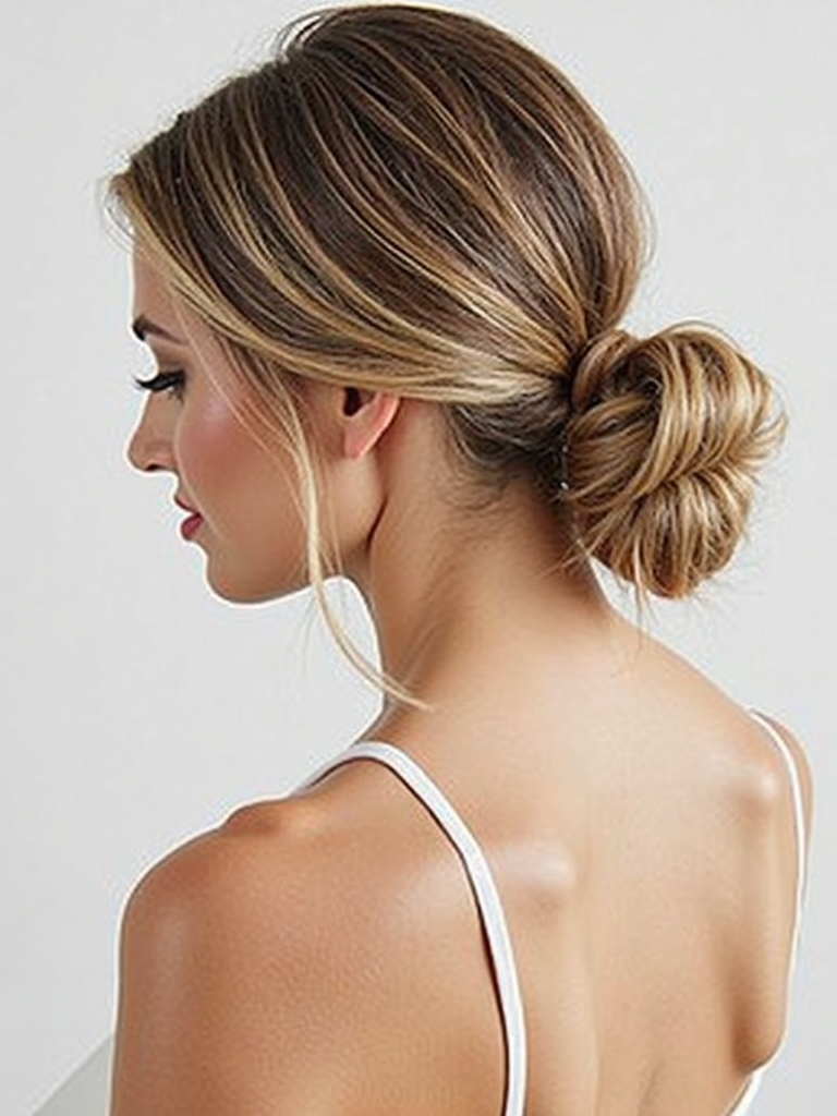 Hairstyles For Graduation: Low Textured Ponytail