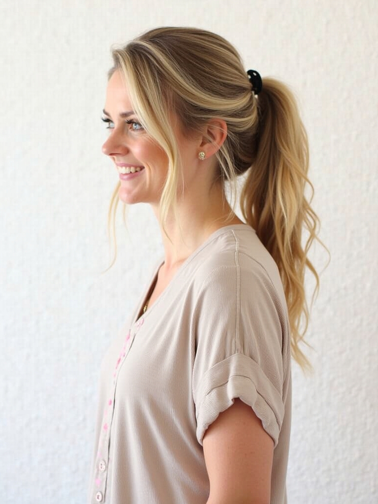 Easy Summer Hairstyle: The Bubble Ponytail
