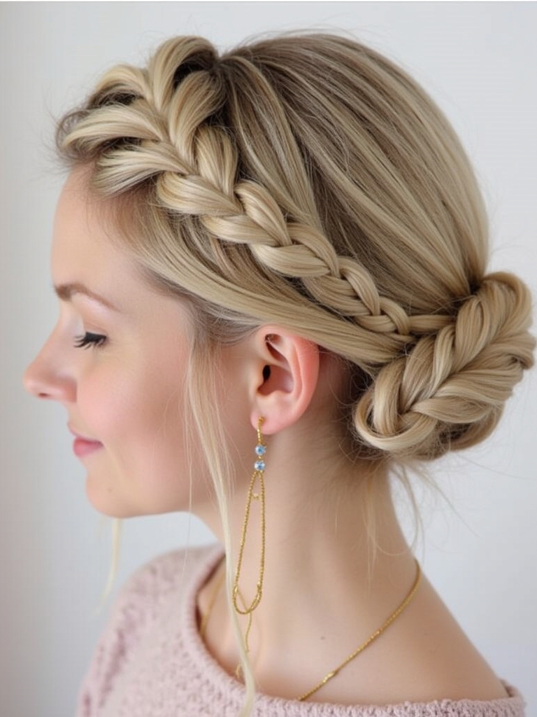 Hairstyles For Graduation: Dutch Braid