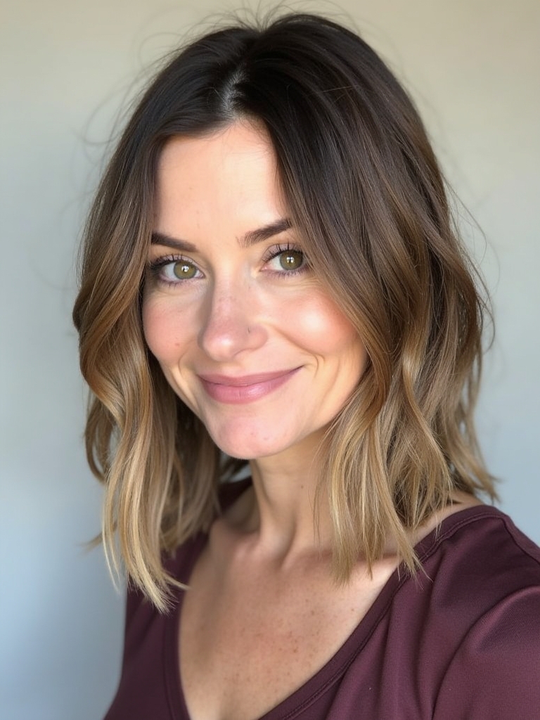 Shoulder Length Hairstyle For Thin Hair Fine: A-Line Bob