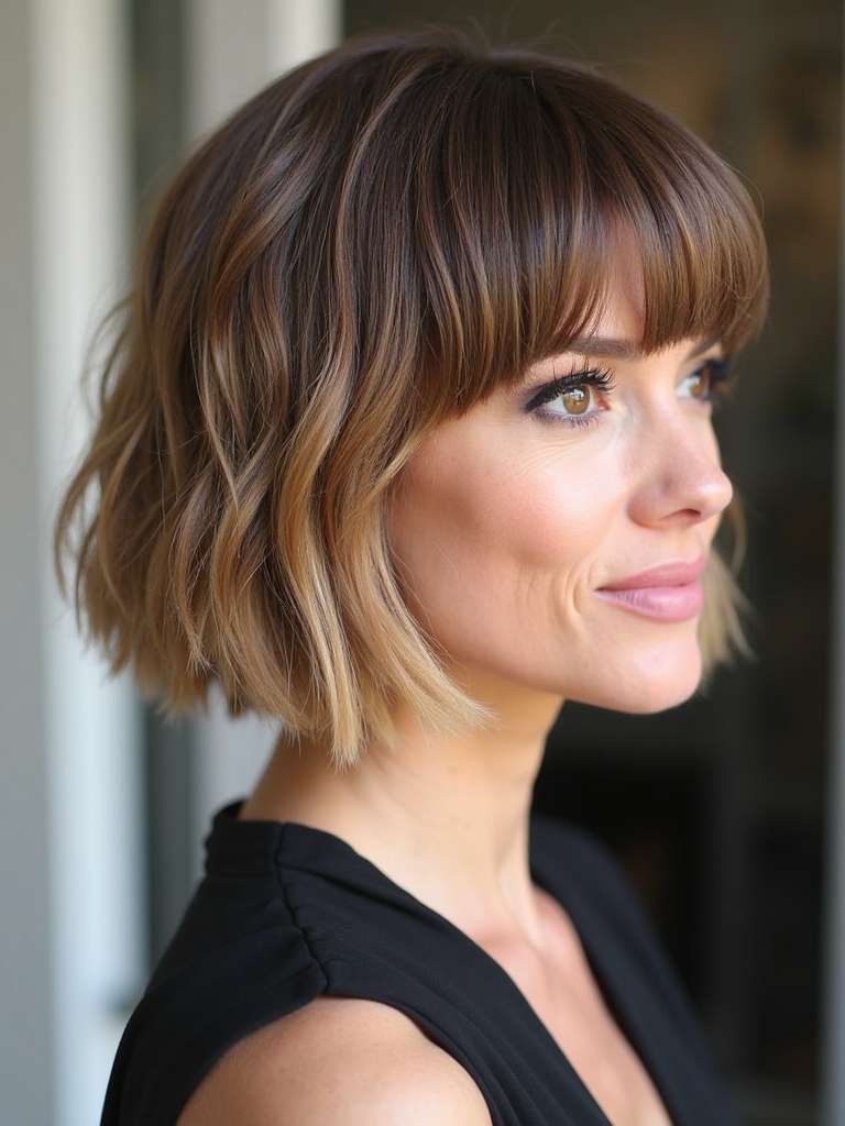 Shoulder Length Hairstyle For Thin Hair Fine: Classic Pageboy