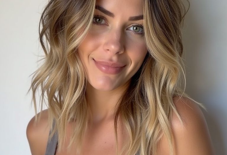 Shoulder Length Hairstyle For Thin Hair Fine: Tousled Beach Waves