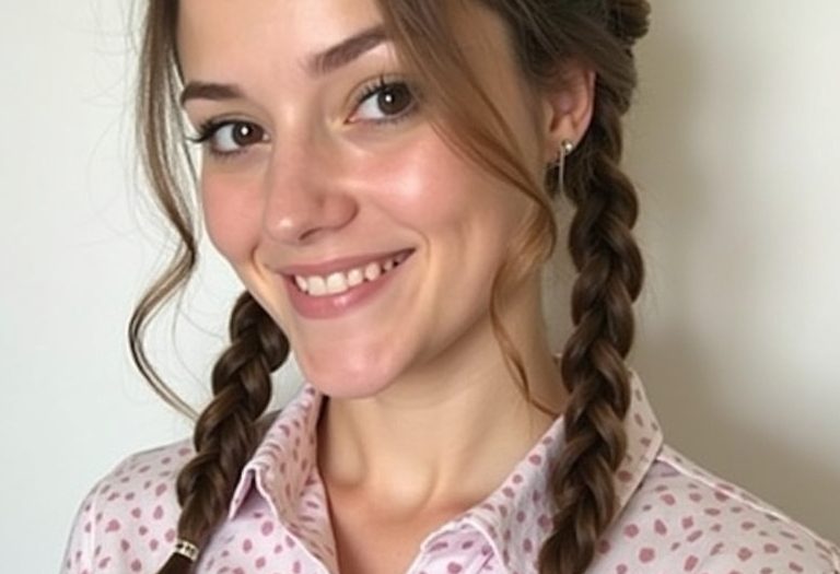 Hairstyles For Graduation: Braided Pigtails
