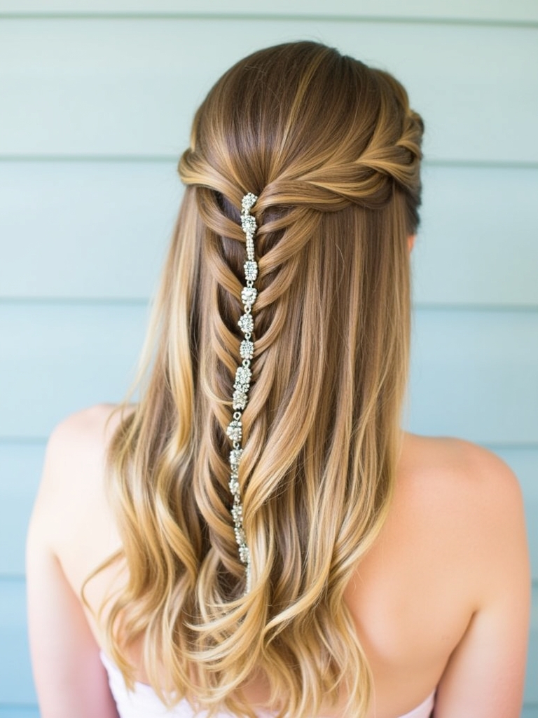 Easy Summer Hairstyle: The Waterfall Braid