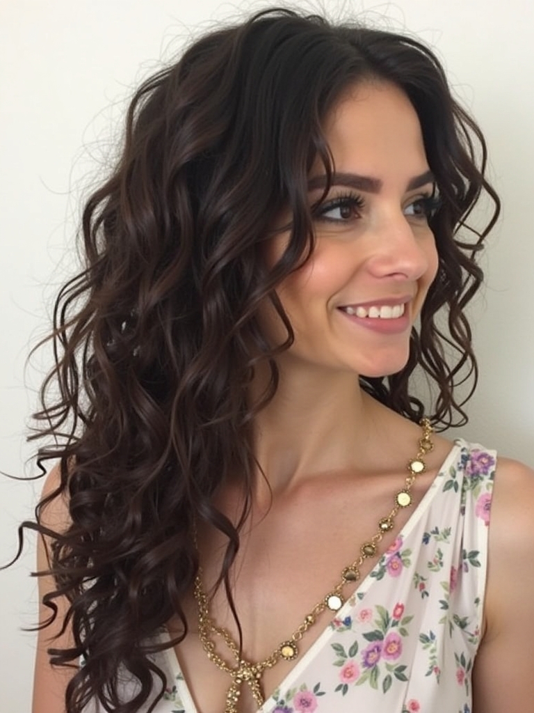 Hairstyles For Graduation: Crimped Hair