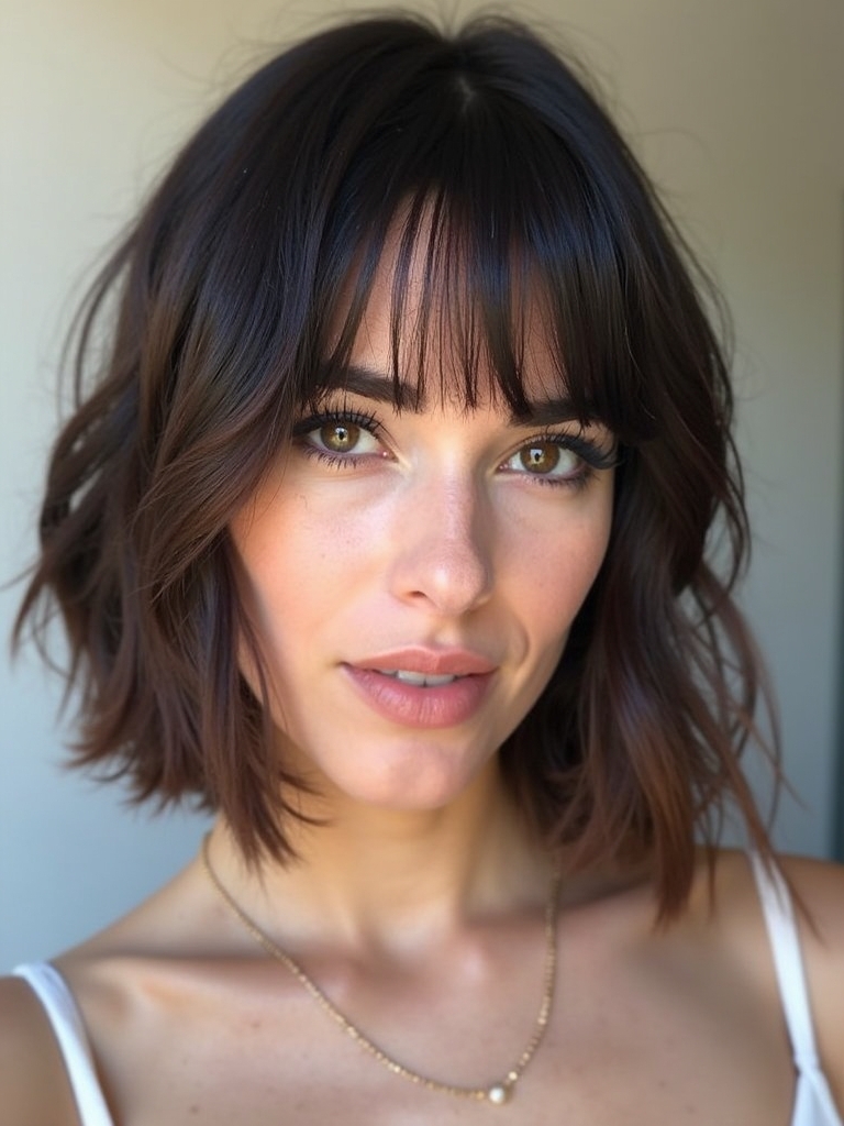 Shoulder Length Hairstyle For Thin Hair Fine: French Girl Bob