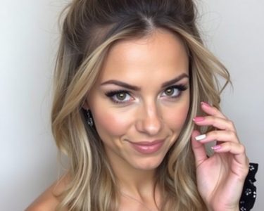 Rock Concert Hairstyles: Half-Up Space Buns