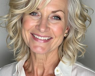 Hairstyles For Thin Fine Hair For Over 60: The Flipped Out Bob