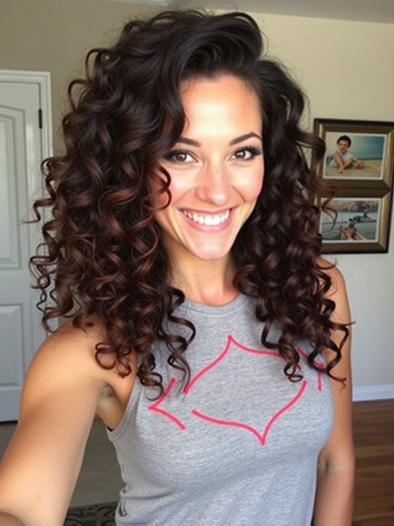 Hairstyles For Graduation: Curly Hair