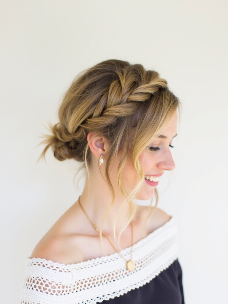 Easy Summer Hairstyle: The Messy French Twist