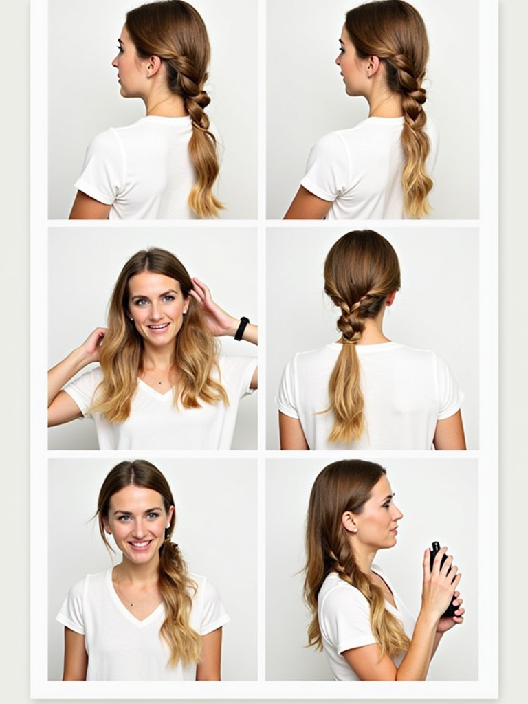 Easy Summer Hairstyle: The Low Braided Knot