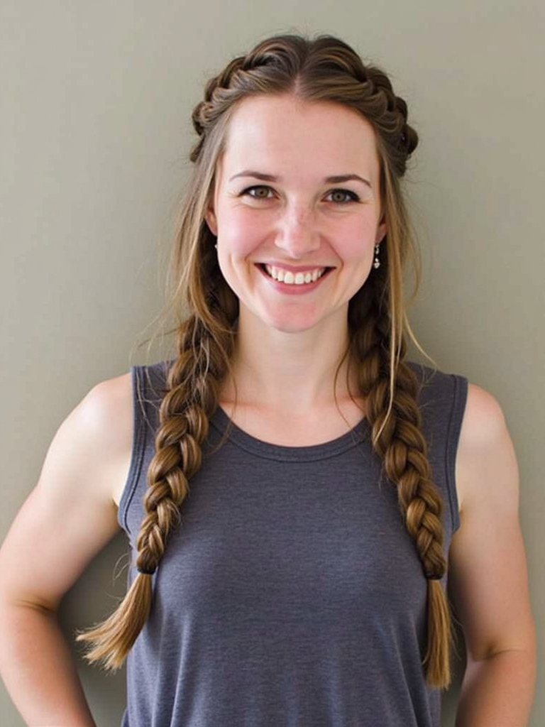 Rock Concert Hairstyles: Twisted Crown Braid