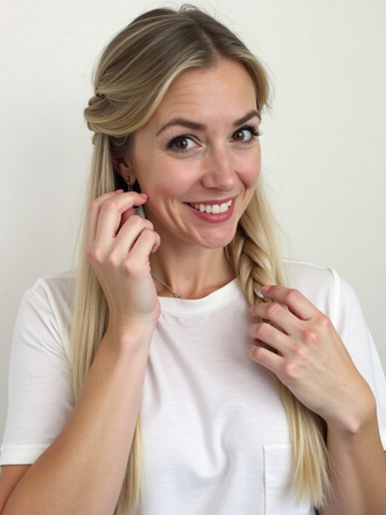 Easy Summer Hairstyle: The Side Ponytail with Braid