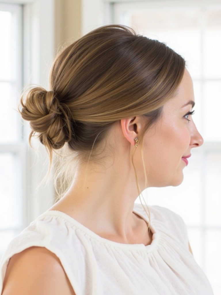 Easy Summer Hairstyle: The Messy Bun