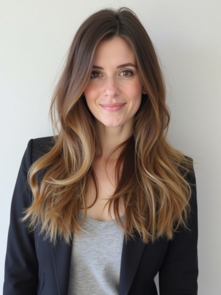 Shoulder Length Hairstyle For Thin Hair Fine: Sleek and Straight with Tucked Sides
