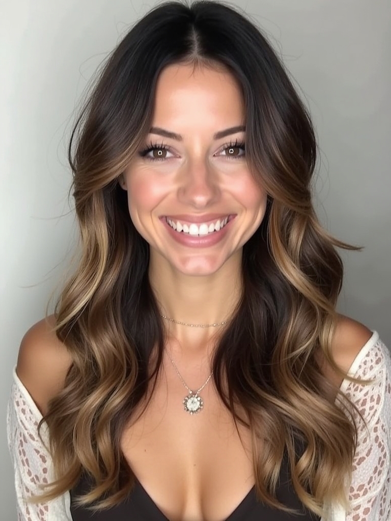 Brunette Summer Hair 2025: Shadow Roots