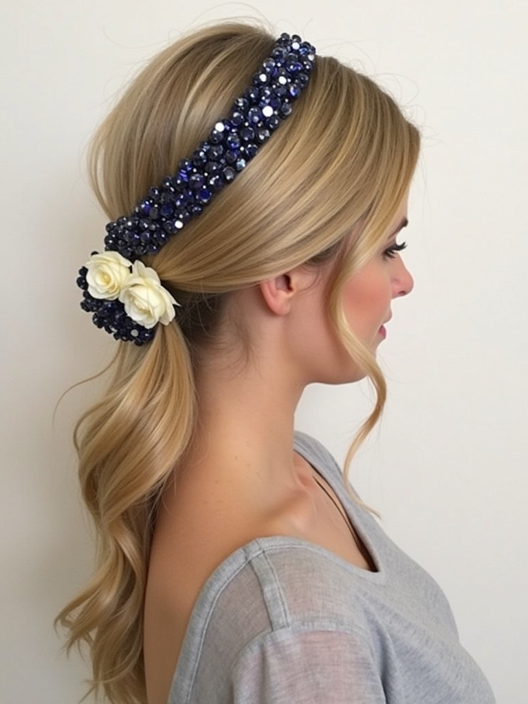 Hairstyles For Graduation: Accessorized Headband