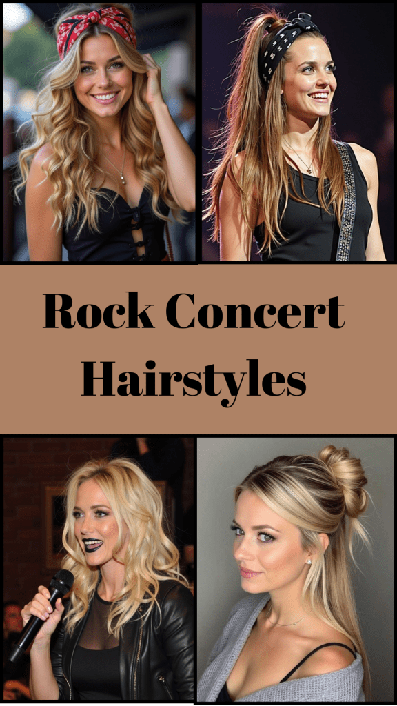 Rock Concert Hairstyles