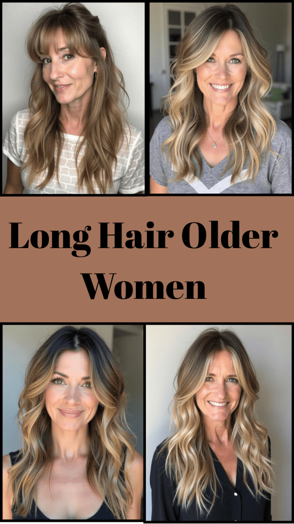 Long Hair Older Women