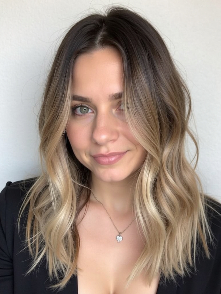 Collarbone Length Hair: With Lowlights