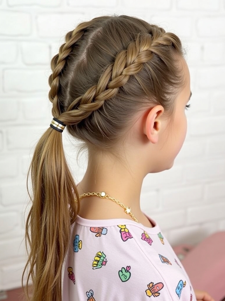 Hairstyles For School: Braided Pigtails