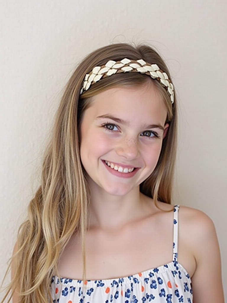 Hairstyles For School: Braided Headband