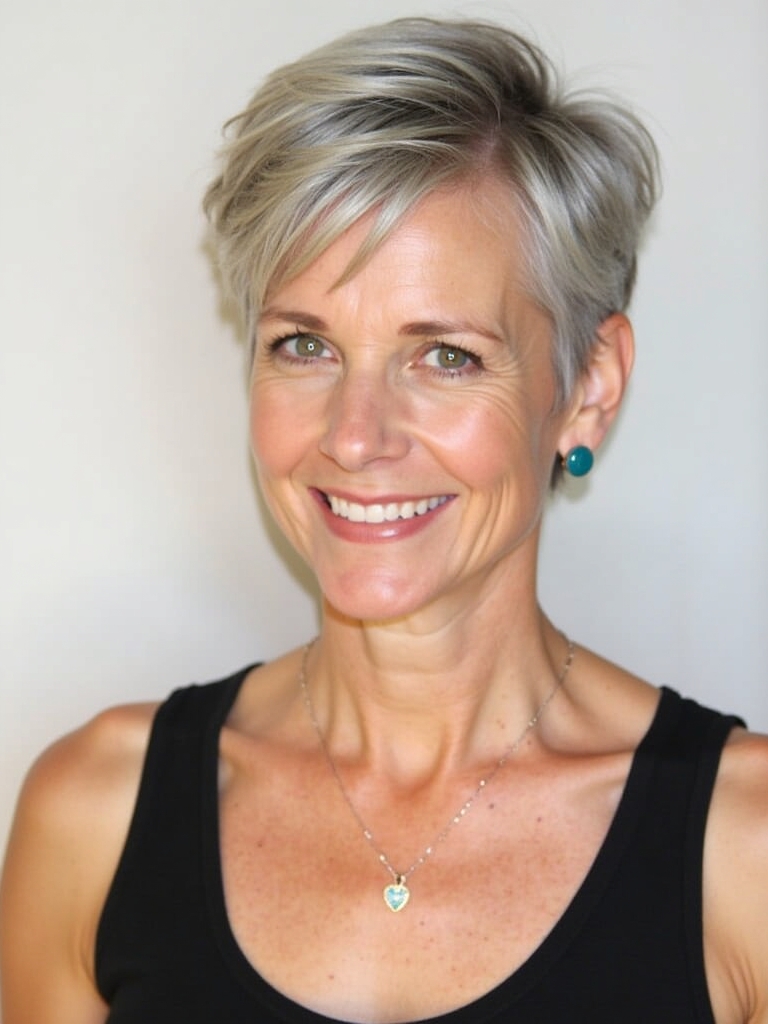 Hairstyles For Thin Hair Fine Over 50: The Undercut Pixie