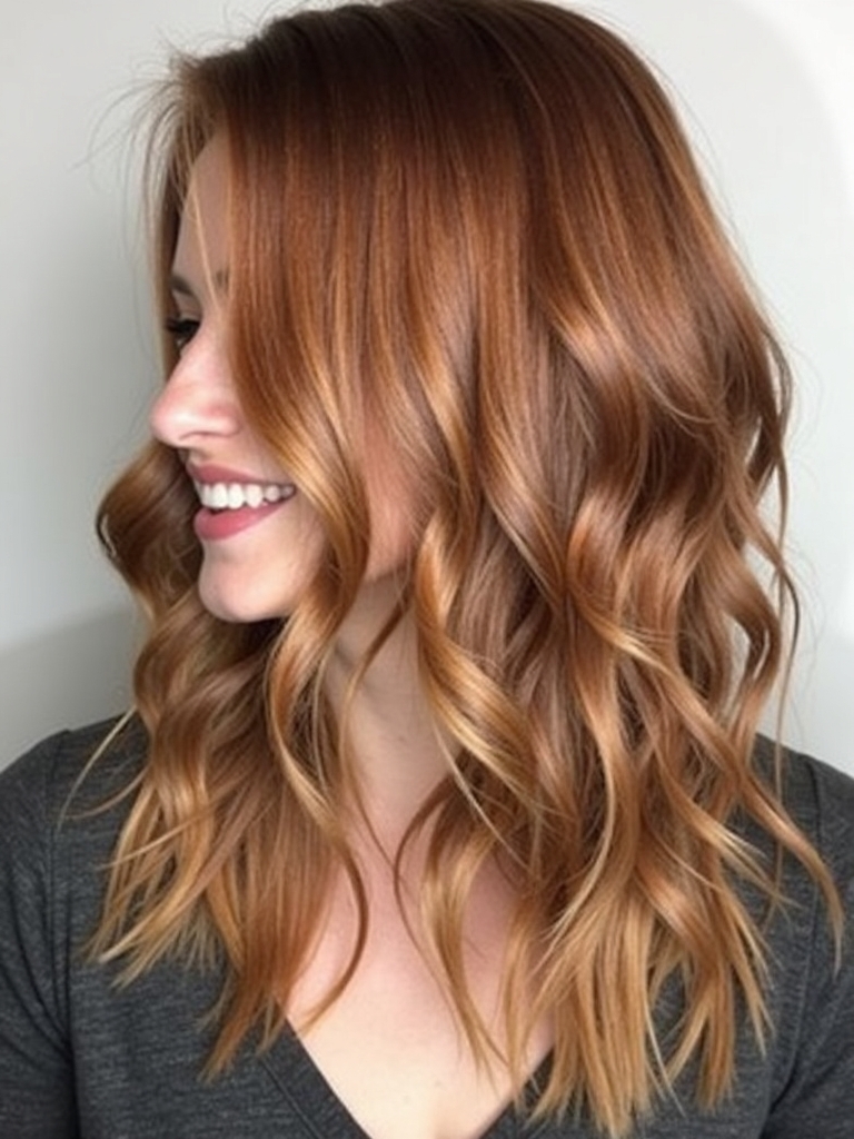 39 Copper Hair Color Ideas: Copper Ribbons