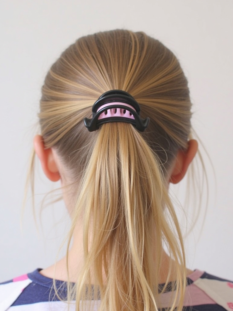 Hairstyles For School: Claw Clip Style