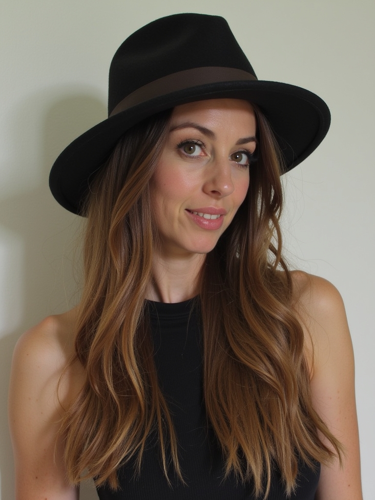 Collarbone Length Hair: With a Hat