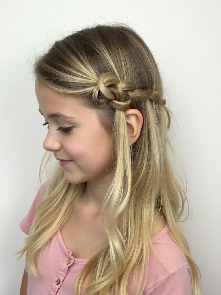 Hairstyles For School: Half-Up French Twist