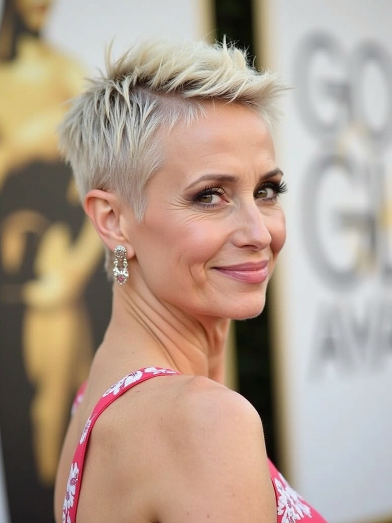 Hairstyles For Thin Hair Fine Over 50: The Classic Pixie