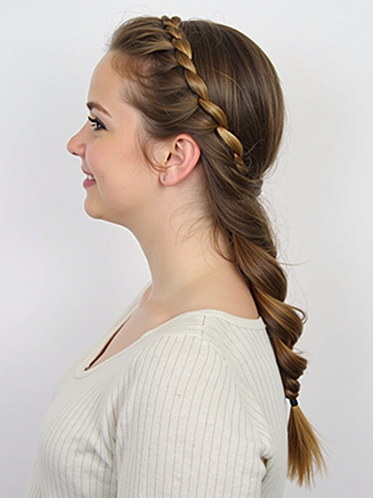 Hairstyles For School: Simple Side Braid