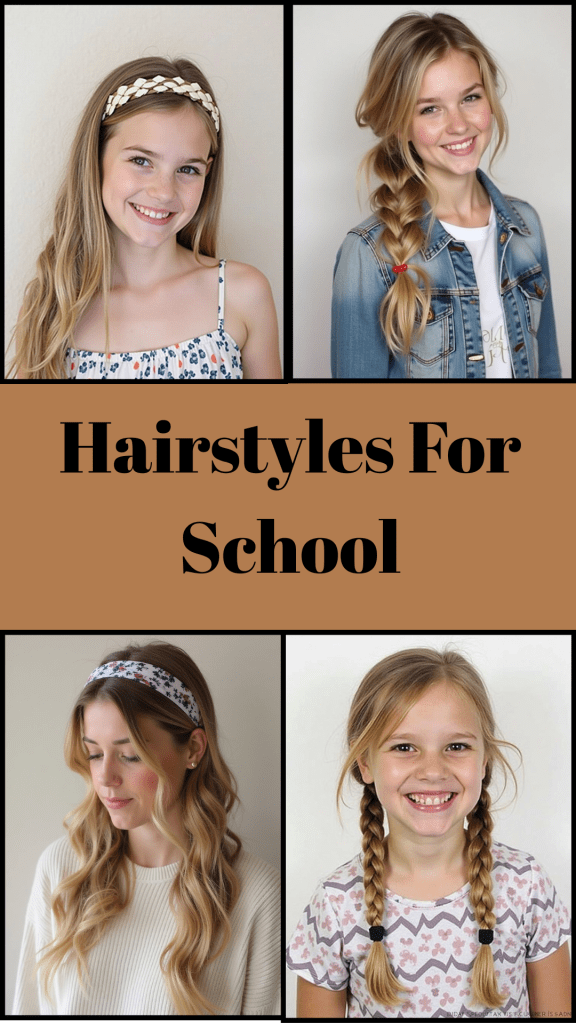 Hairstyles For School
