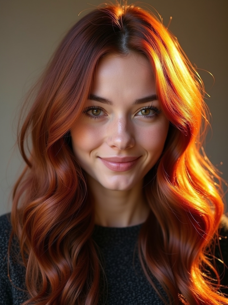 Winter Hair Color Ideas: Deep Sapphire Undertones