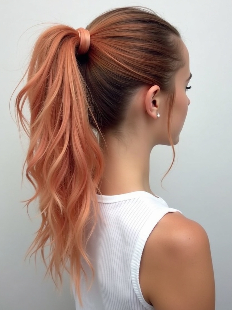 Neon Copper Peach: 39 Copper Peach Hair Color Ideas