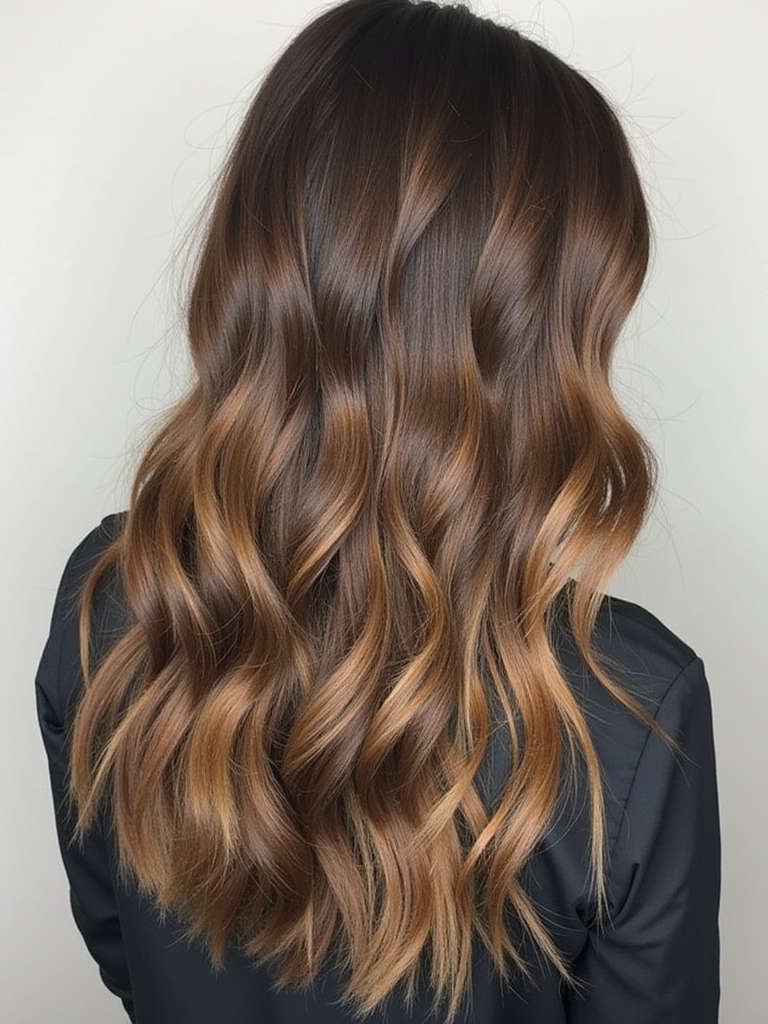Fall Brown Hair: Glossy Chestnut